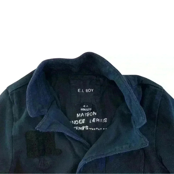 E.L. Boy Cotton Blazer Size 4 - Picture 2 of 3
